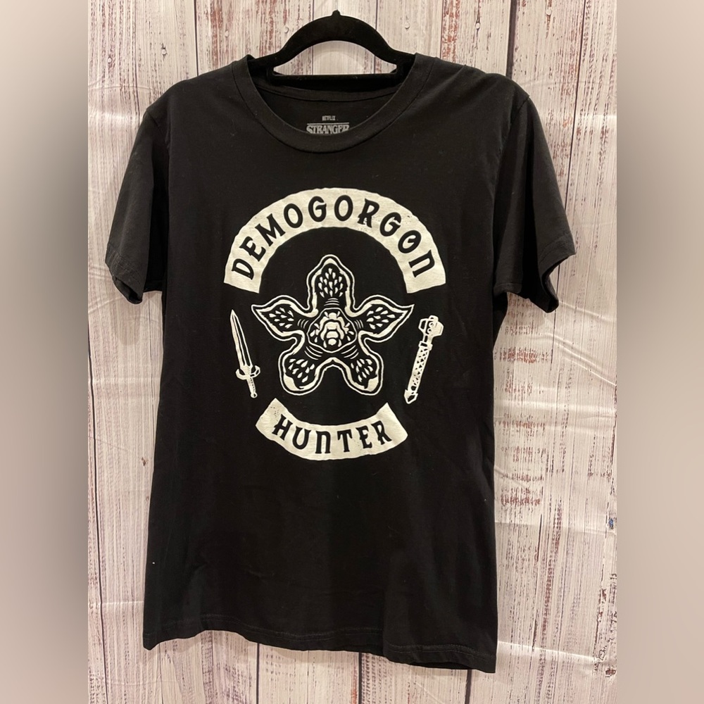 Stranger Things Demogorgon Hunter Tee Shirt